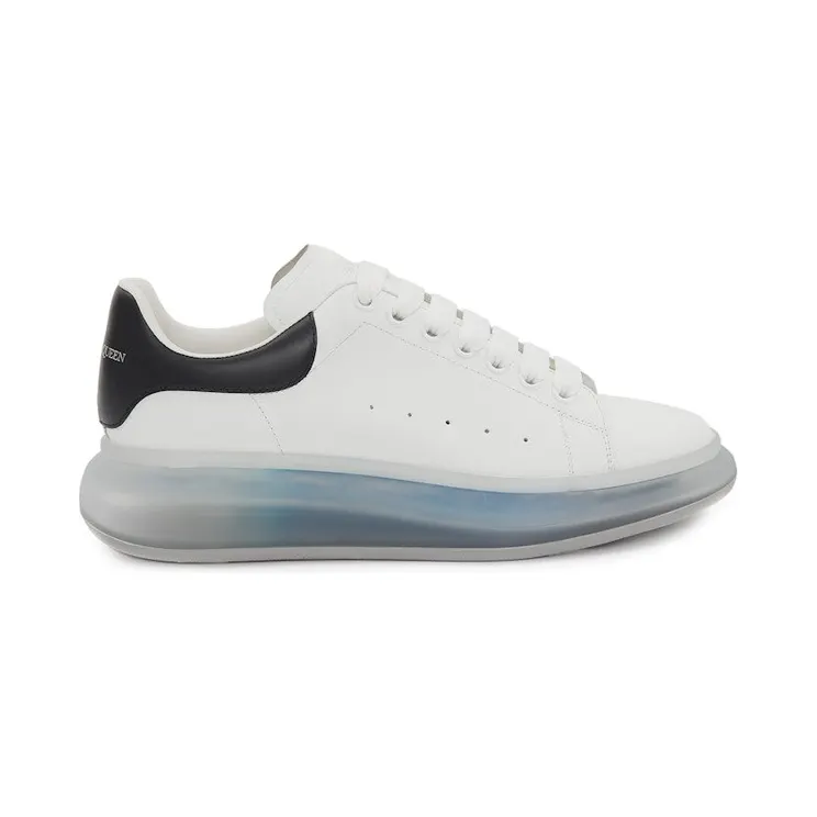 Alexander McQueen Oversized Clear Sole White Navy Blue (709817WICY19095)