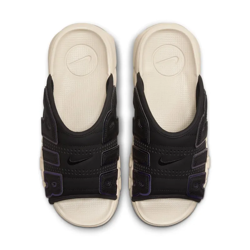 Nike Air More Uptempo Slide Black Sanddrift Iridescent (FB7799-001)