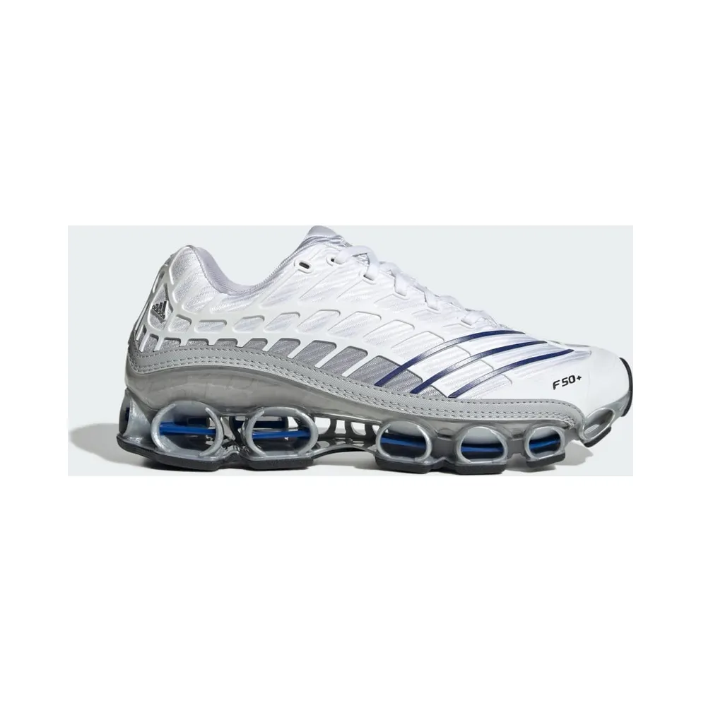 adidas Megaride F50 “Cloud White / Lucid Blue / Grey Two” (KI4745)