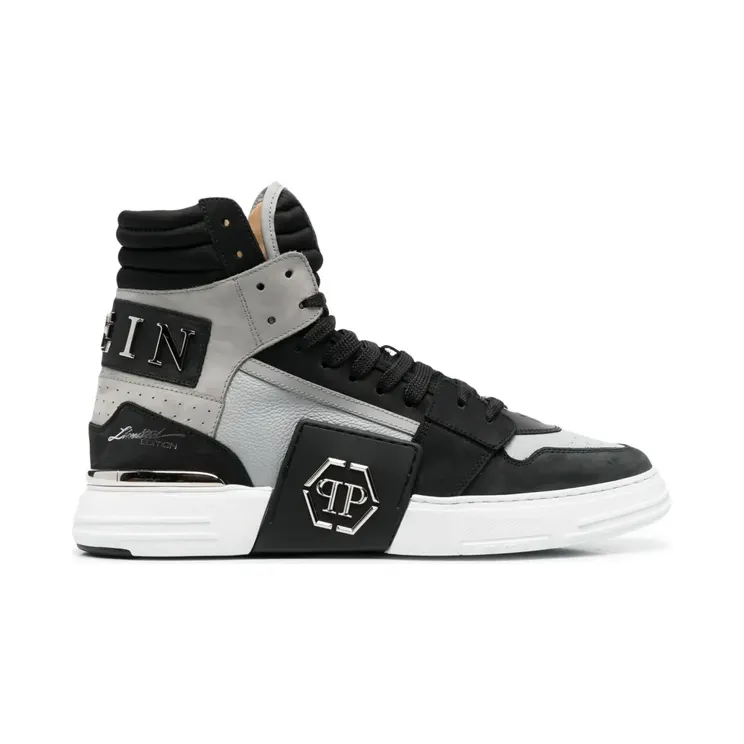 Philipp Plein Cocco Phantom Kicks High-Top-Sneakers “Black” (PACSUSC0273PLE010N)