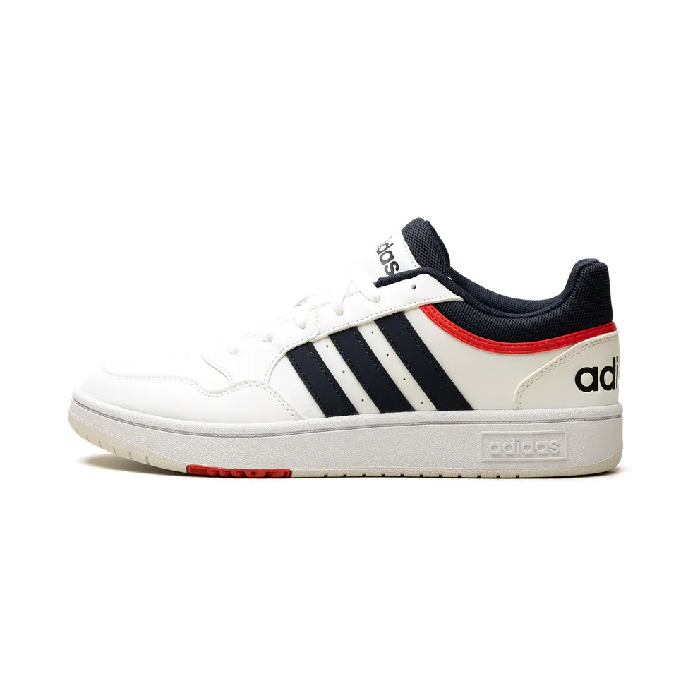 adidas Hoops 3.0 Low Classic Vintage Schuh Cloud White / Legend Ink / Vivid Red (GY5427)