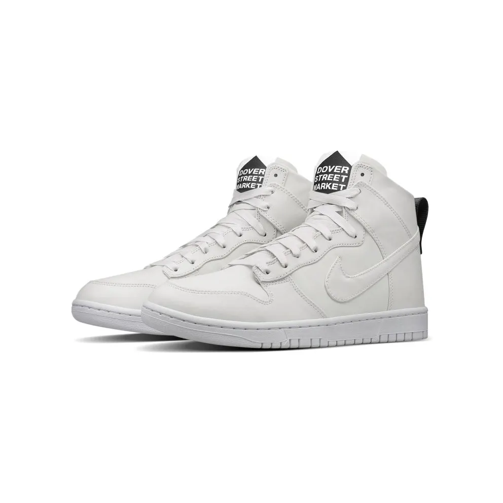 Nike Dunk High Dover Street Market White White/White (718766-101)