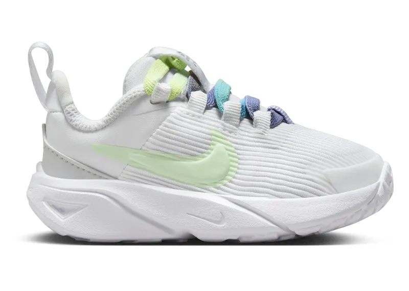Nike Star Runner 4 Next Nature SE White Photon Dust Total Orange Vapor Green (FN4978-100)