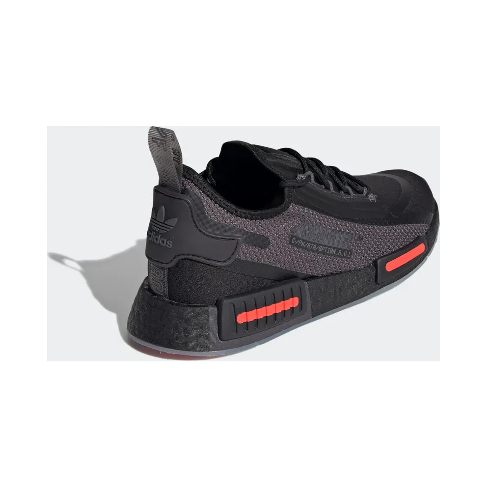 Adidas NMD_R1 SPECTOO SHOES Core Black / Grey Five / Solar Red (FZ3204)
