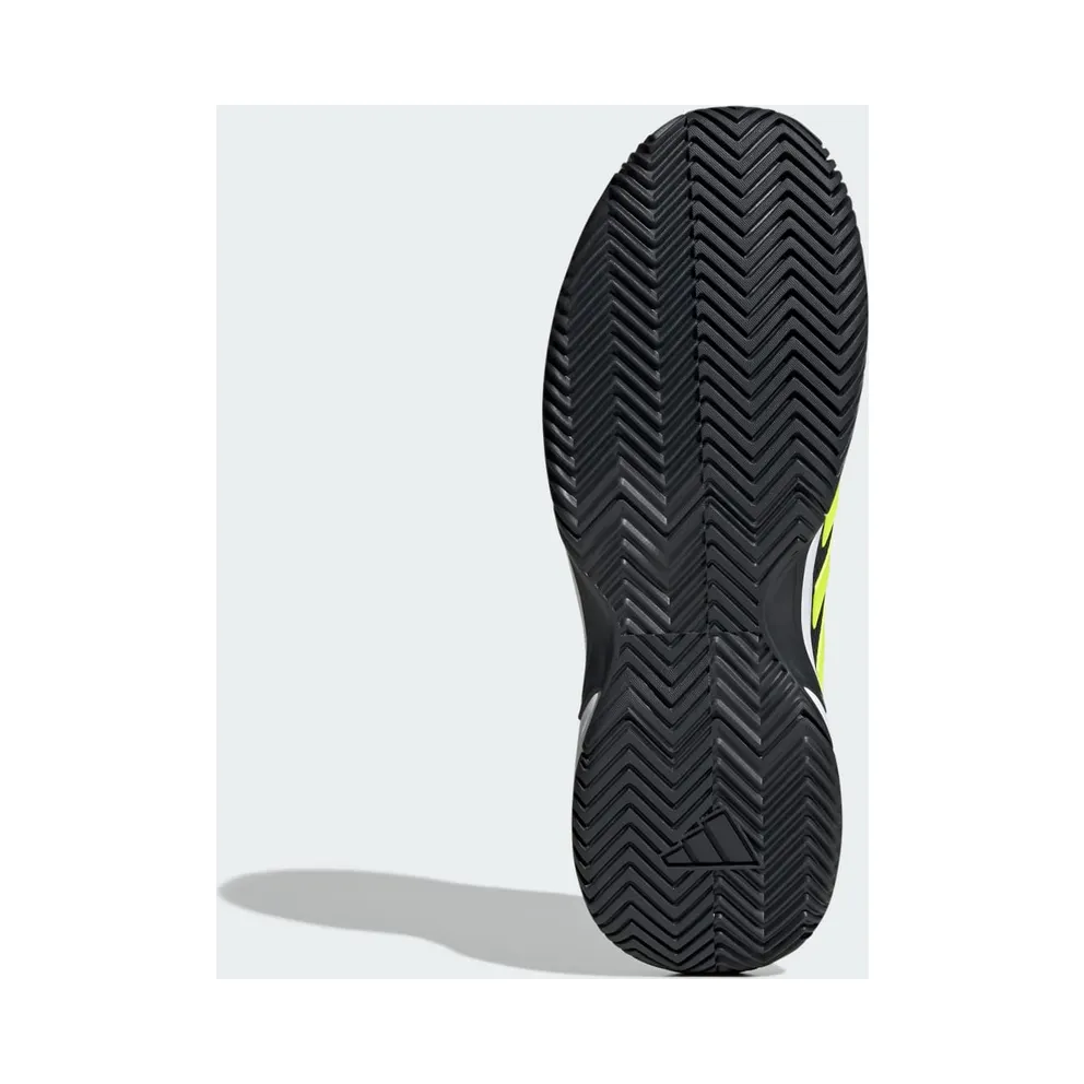 Adidas Gamecourt 2.0 Tennis Shoes Carbon / Lucid Lemon / Cloud White (JH9013)