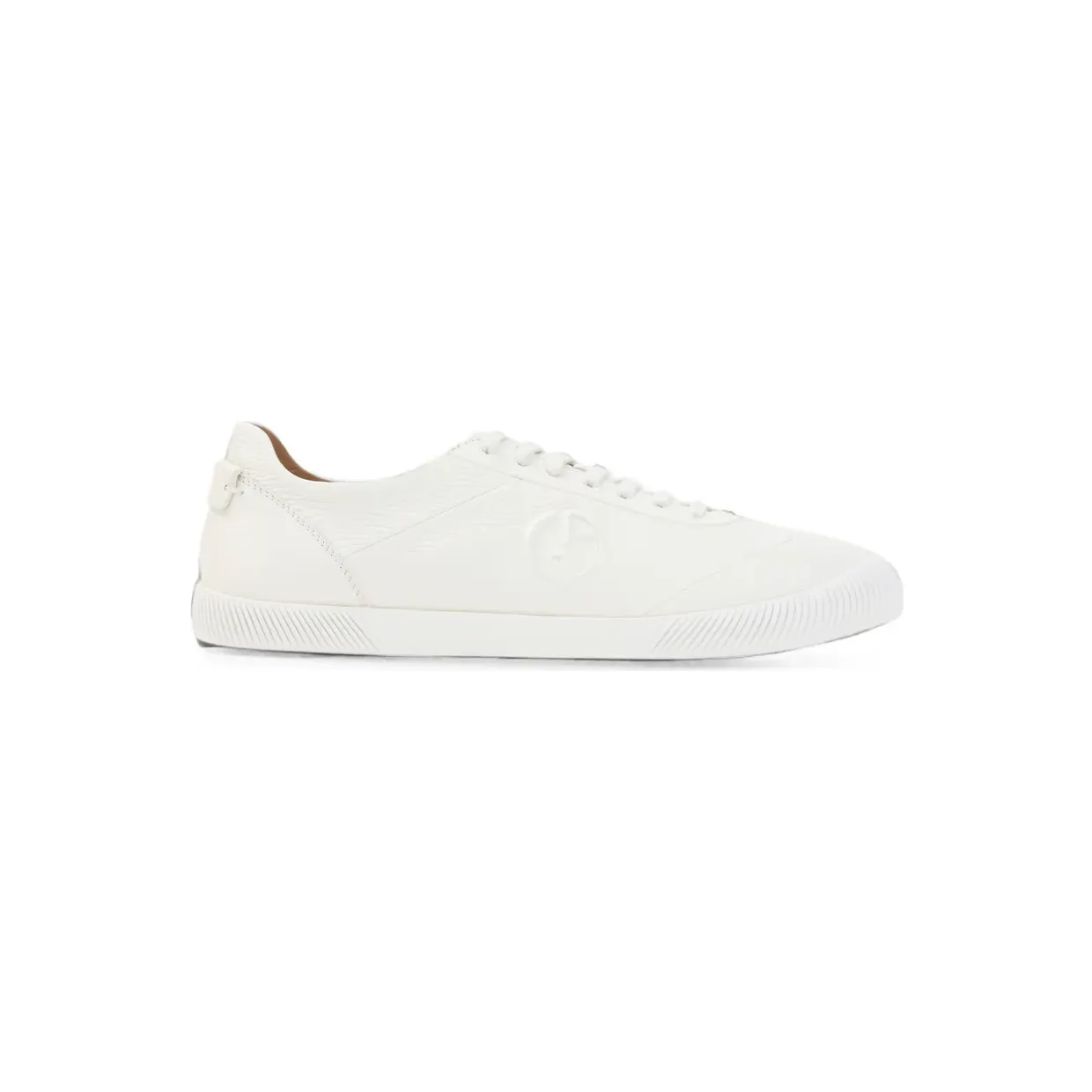 Giorgio Armani logo-embossed leather “White” (GM004698AF19222)