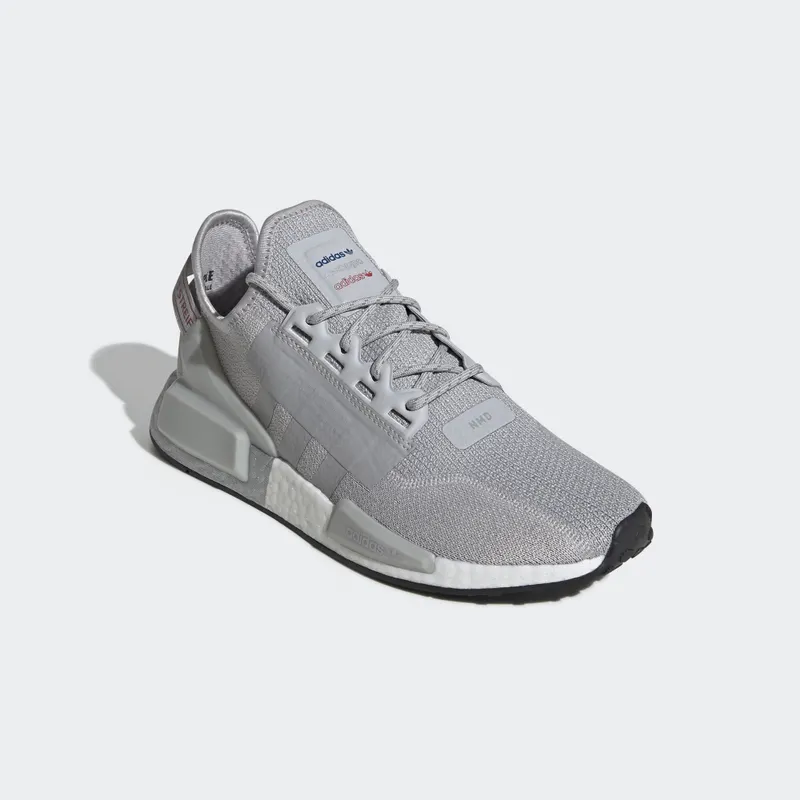 adidas NMD V2 Grey Two Silver Metallic Grey Two/Silver Metallic/Core Black (FW5328)