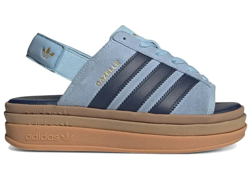 adidas Gazelle Bold Sandals Clear Sky Night Indigo (KI8583)