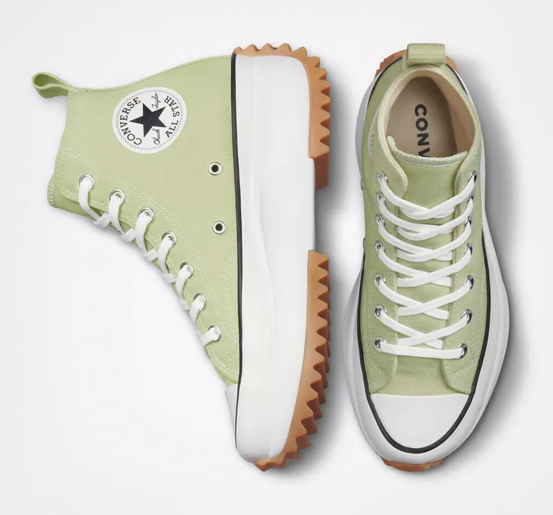 Converse Run Star Hike Platform Seizoenskleur Olive Aura/Black/White (A00552C)