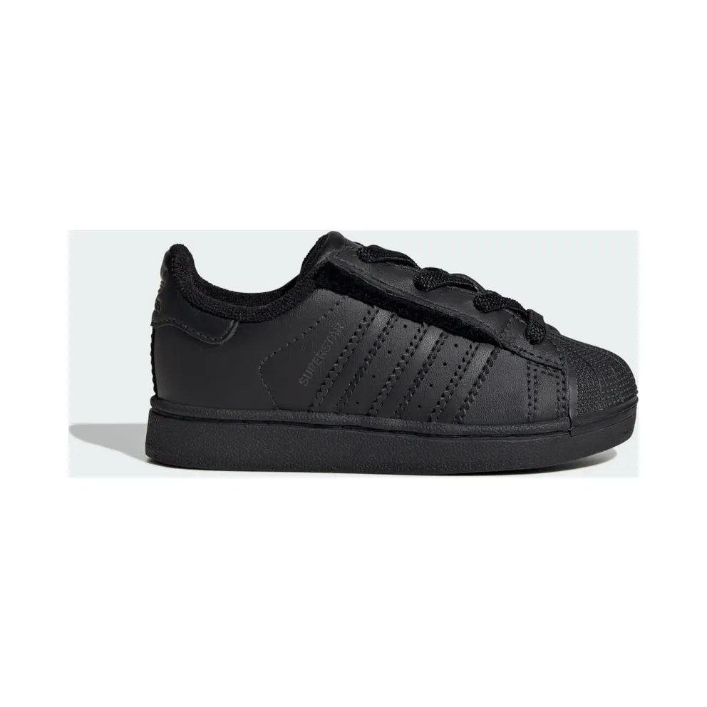 Adidas Superstar II Elastic Lace Kids Core Black / Core Black / Core Black (JR9415)