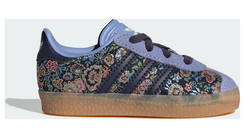 Adidas Gazelle x Liberty London Comfort Closure met Elastische Veters Kids Gum (JH5208)