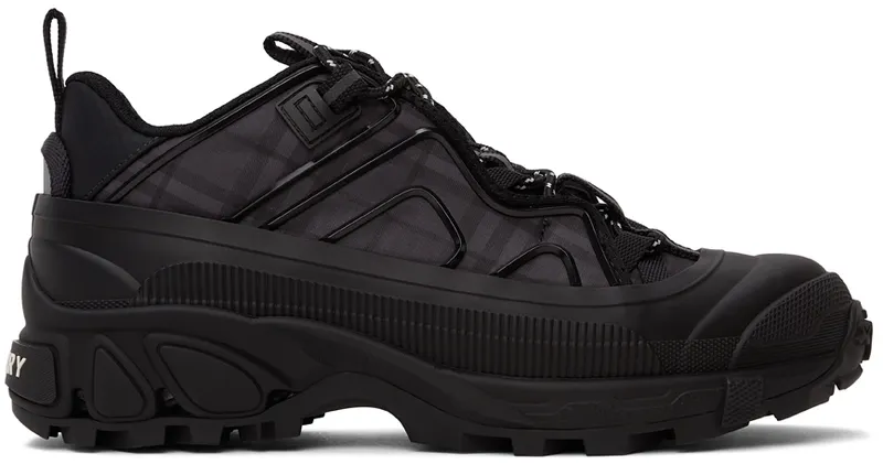Burberry Black Check Technical Arthur Sneakers (8042584)