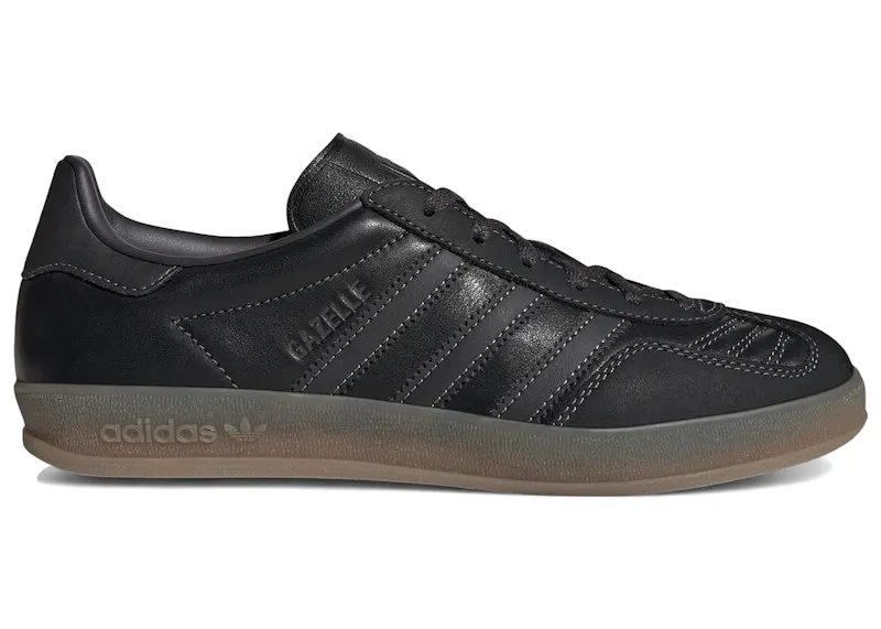adidas Gazelle Indoor Black Utility Black Gum (JR2428)