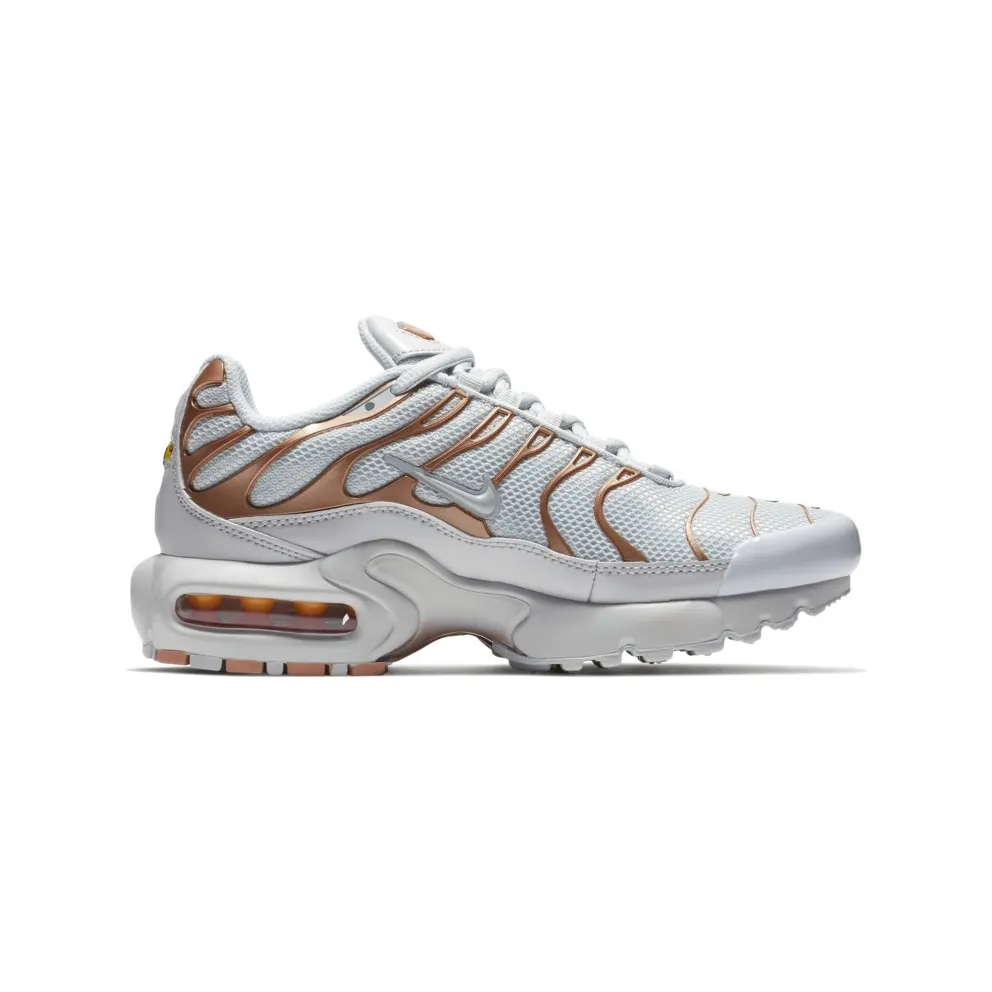 Nike Air Max Plus Pure Platinum Metallic Gold (GS) (718071-001)