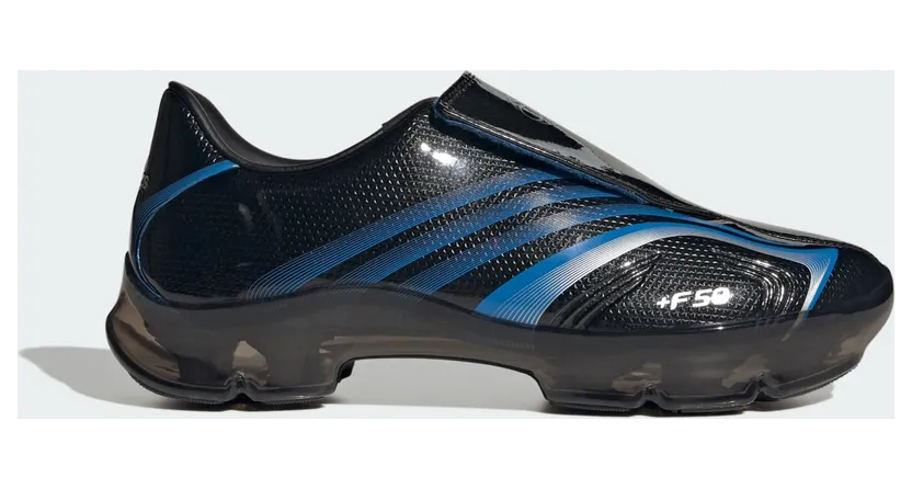 Adidas F50 WALKABLE SCHOENEN Core Black / Lucid Ray Blue / Silver Metallic (KH6569)