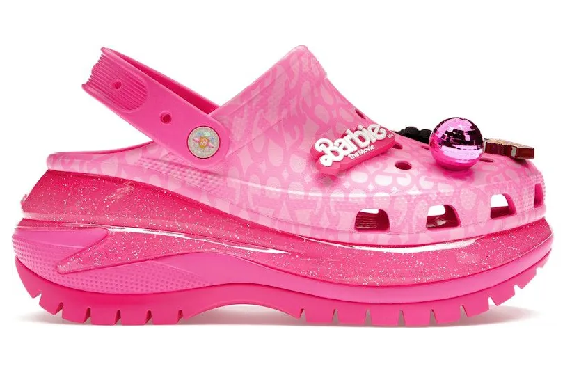 Crocs Classic Mega Crush Clog Barbie The Movie Electric Pink (209244-6QQ)