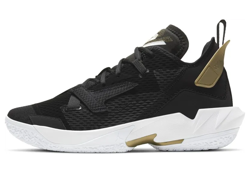 Jordan Why Not Zer0.4 PF ‘Family’ Black/White/Metallic Gold (CQ4231-001)