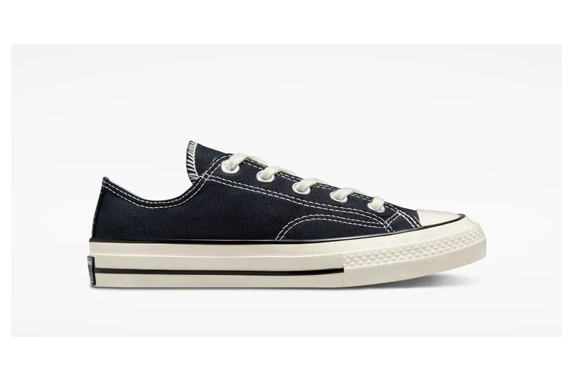 Converse Little Kids Vintage Canvas Chuck 70 Low Top Black/black/egret (368986C)