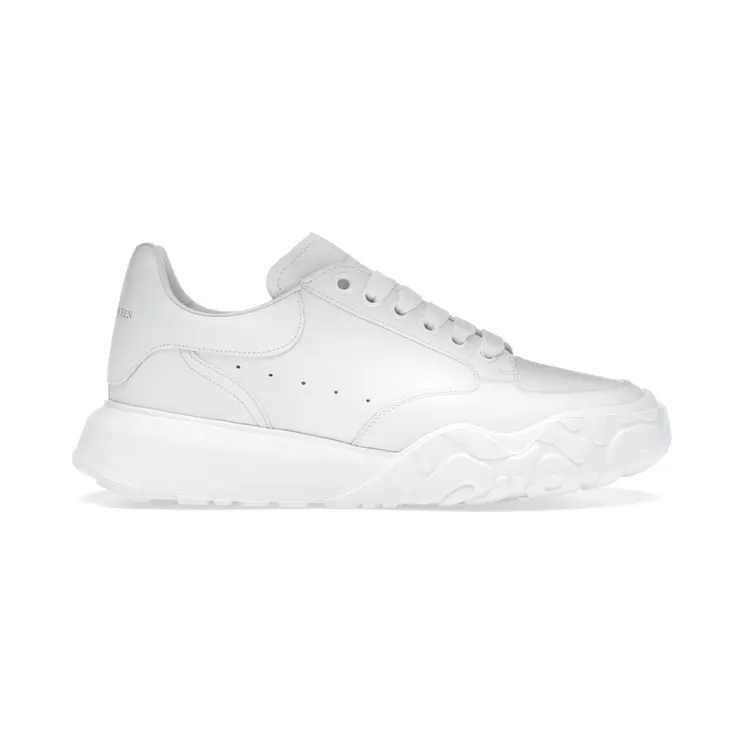 Alexander McQueen Court Trainers White Leather (634619WIA989000)