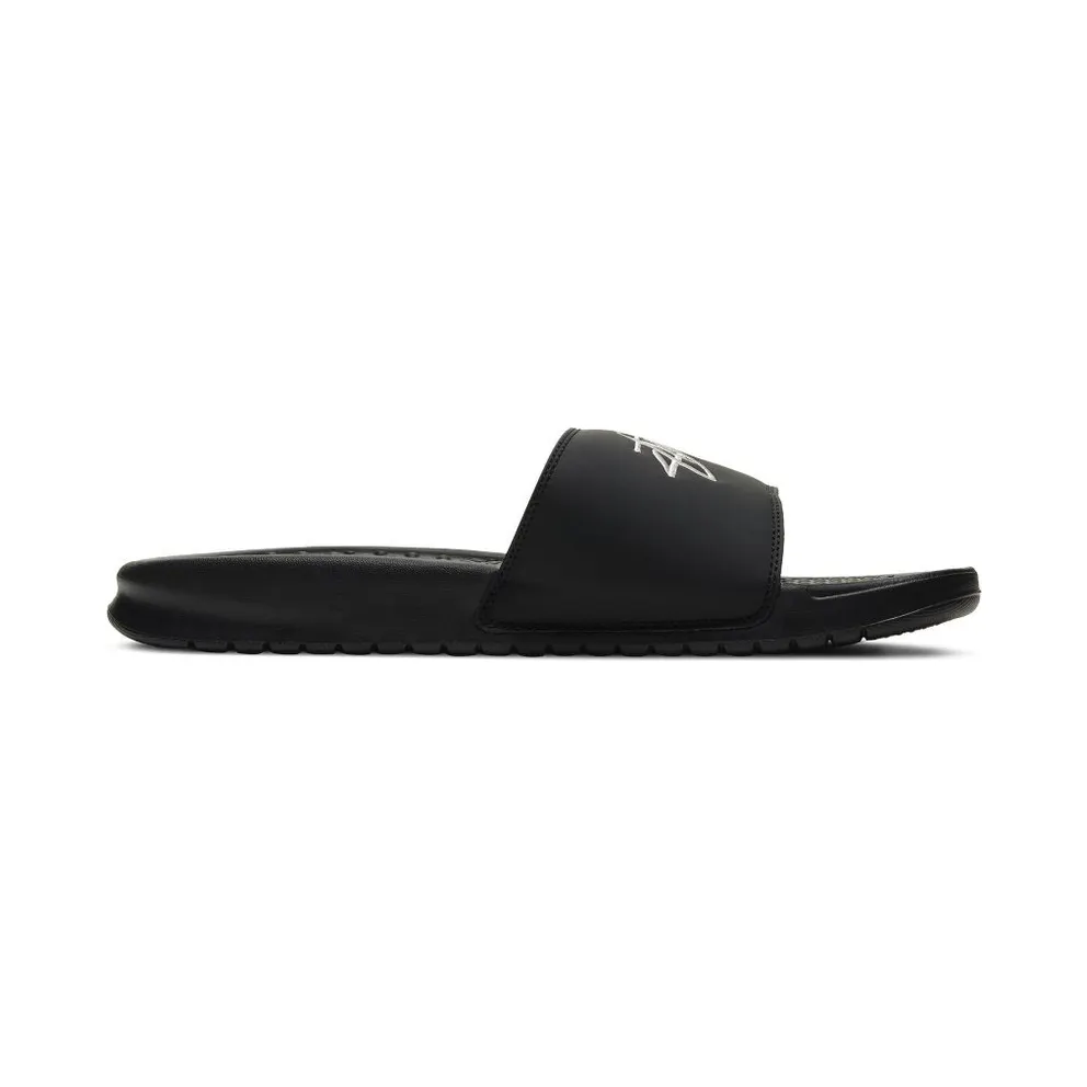 Nike Benassi Stussy Black Black/Black/White (DC5239-001)