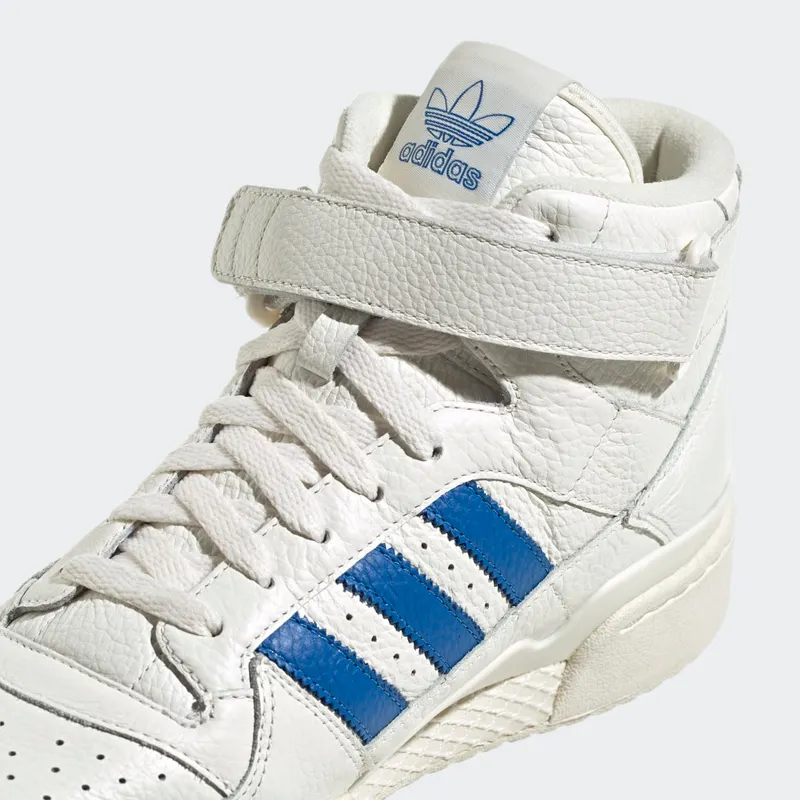 adidas Forum Mid Cloud White / Off White / Blue Bird (GX1021)