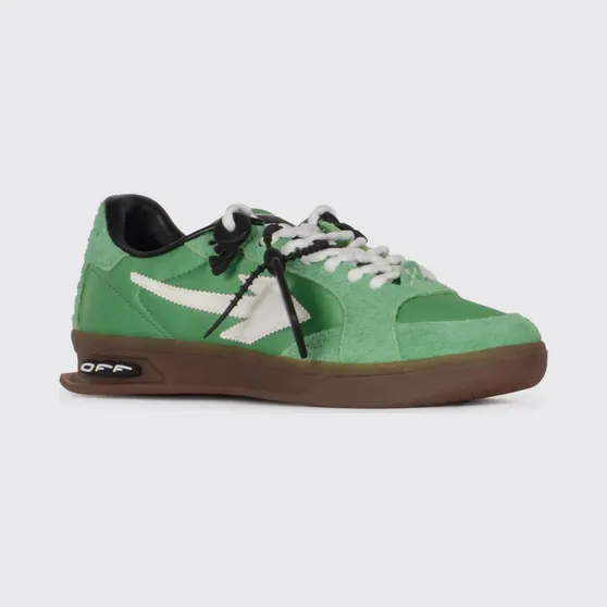 Off-White Suede and Nylon End of Play Sneakers White 2 (OMIA2ALS26FAB0025568)