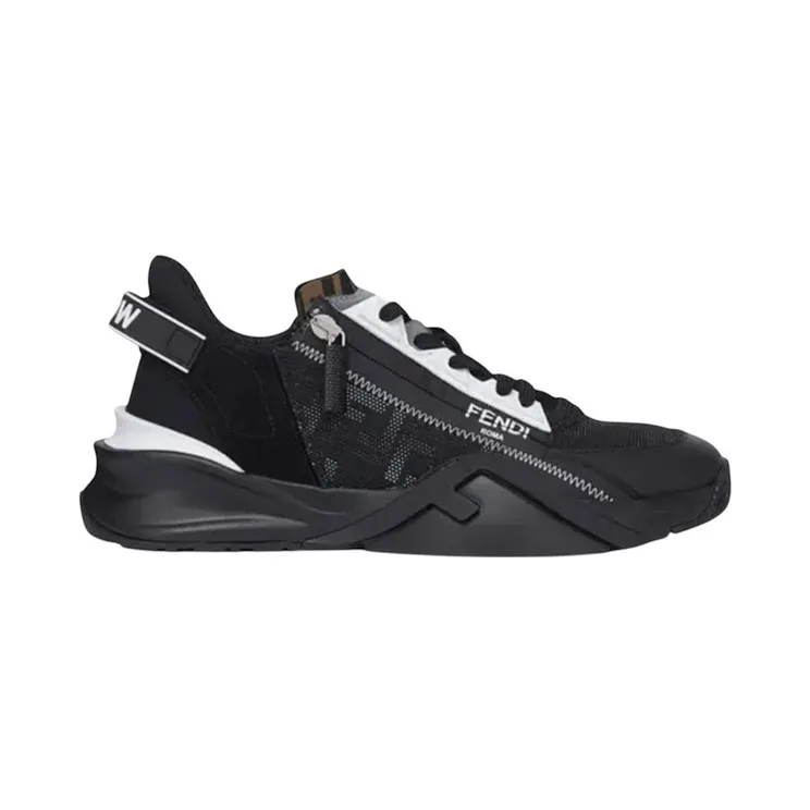 Fendi Flow Slip On Black White (7E1392AD78F1ED8)