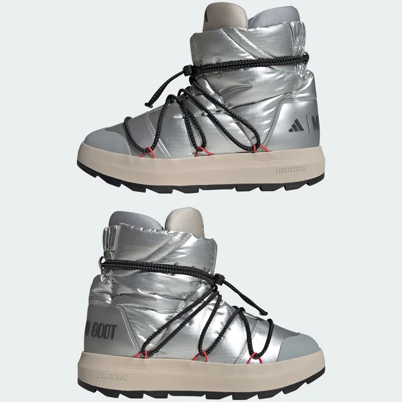 Adidas adidas x MOON BOOT ACE MID Matte Silver / Core Black / Lucid Red (JQ7849)