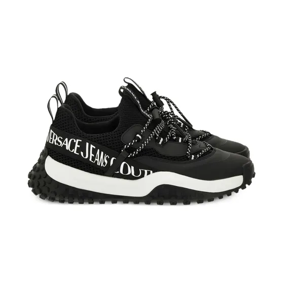 Versace Jeans Couture Mesh-Sneakers -Detail “Black” (79YA3SN2ZSD01)