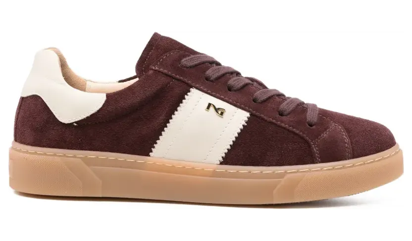 NERO GIARDINI suede contrast-panel sneakers – Red (I617421D613)