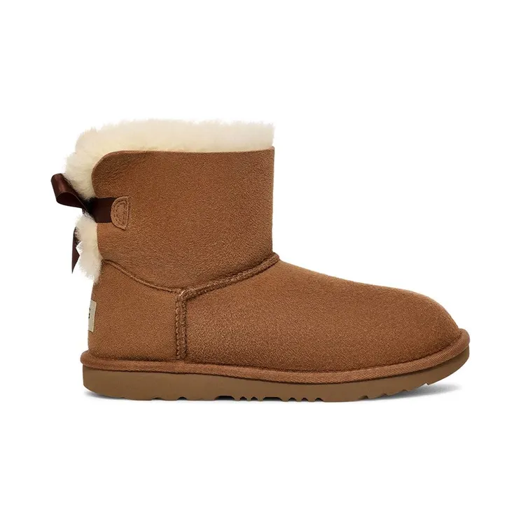UGG Mini Bailey Bow II Boot Chestnut (1017397K-CHE)