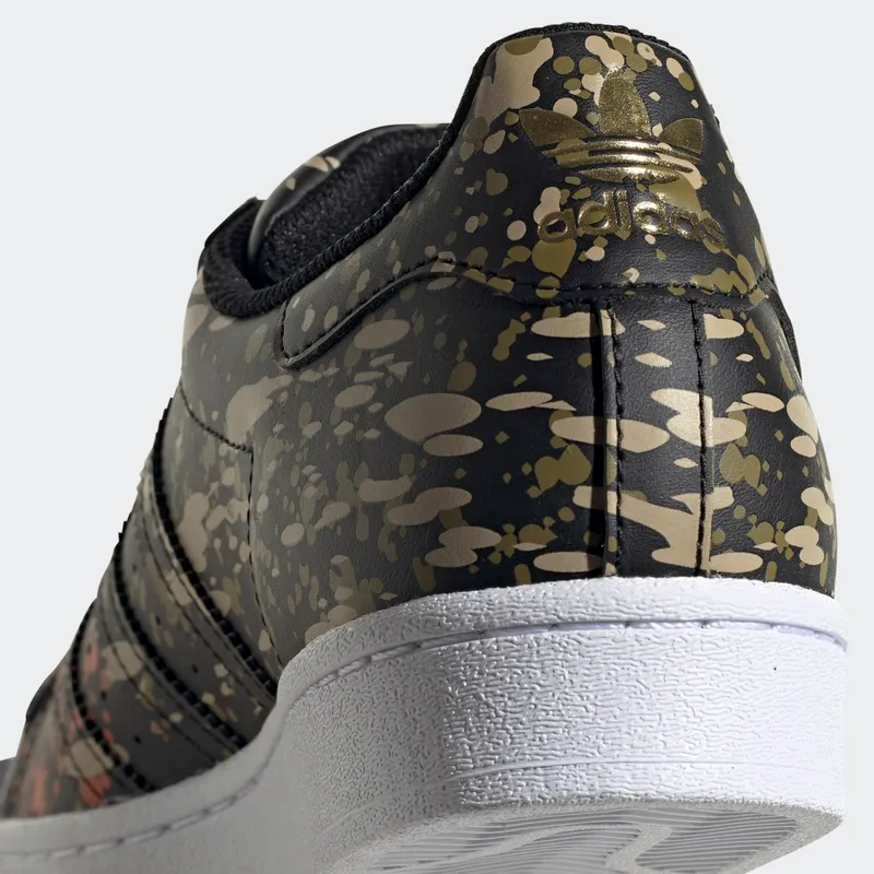 adidas Superstar Core Black / Core Black / Fox Orange (FX5538)