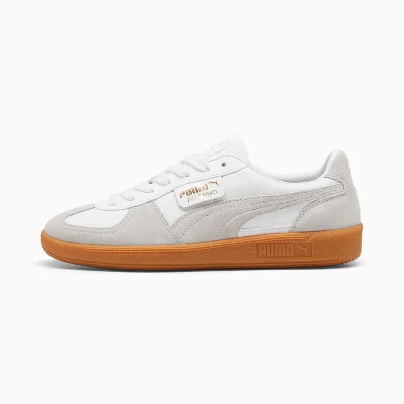 Puma Palermo – “White Glacial Grey Gum” (396464-12)