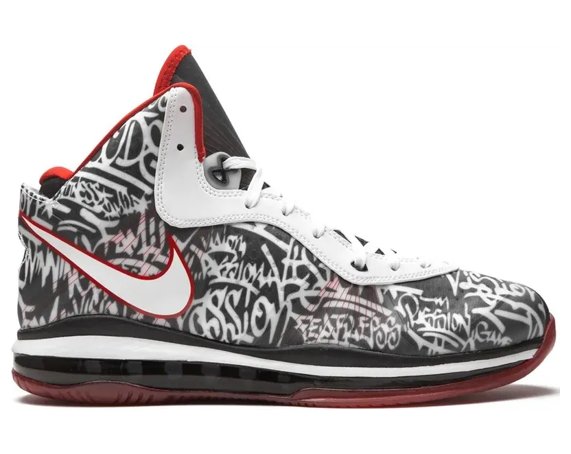 Nike Lebron VIII QS Graffiti sneakers – Zwart (DD8306)