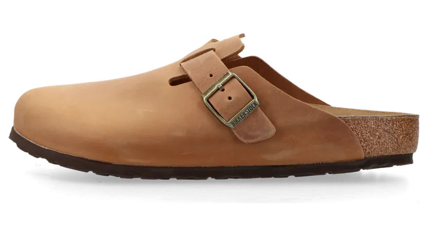 Birkenstock Boston Natural Leather Oiled “Cognac” – 1028179