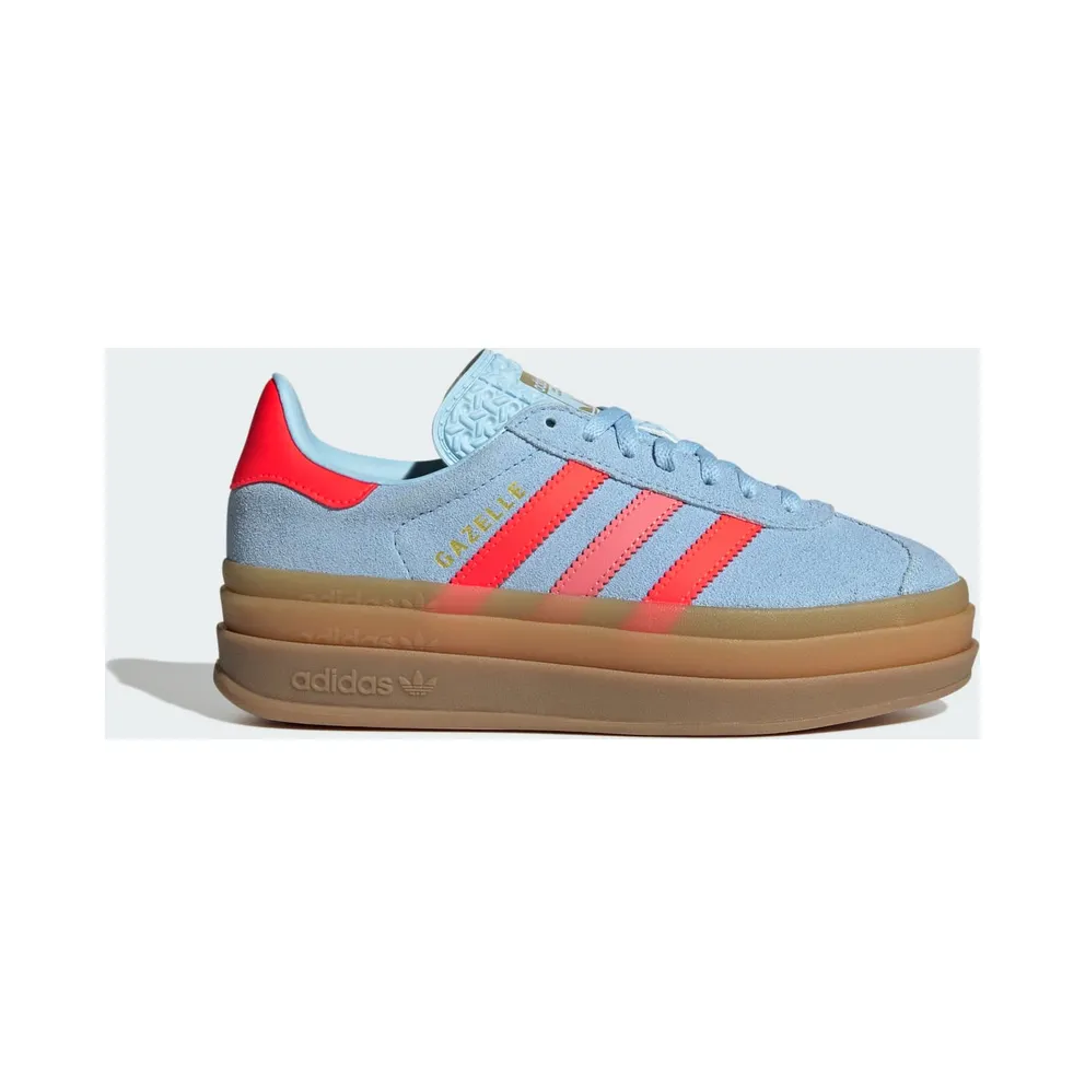 Adidas Gazelle Bold Kids Clear Sky / Solar Red / Gold Metallic (JR5950)