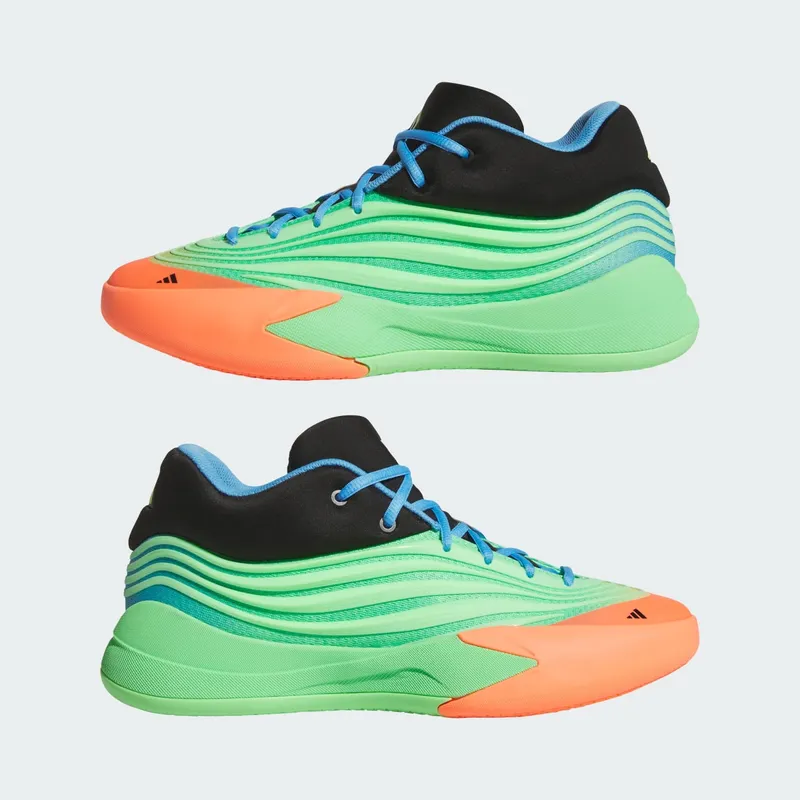 Adidas Dame X Lime Burst / Signal Coral / Blue Burst (KI5949)