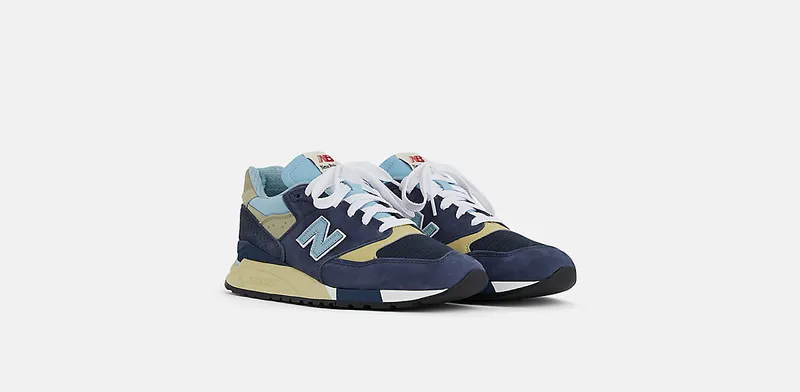 New Balance 998 “Made in USA – Navy / Chrome Blue” (U998CB)
