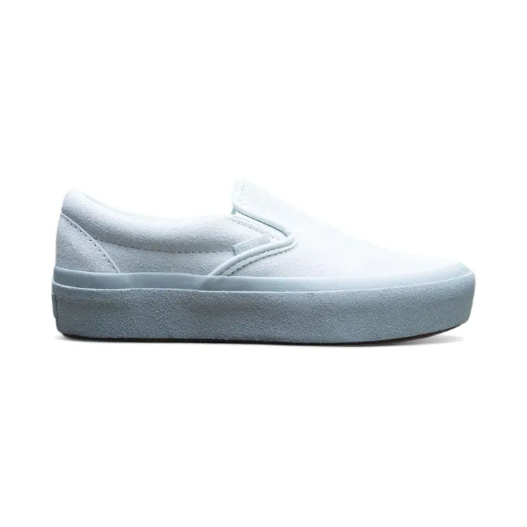 Vans Classic Slip-On Blue Flower Metal Suede (VN0JEZQFB)