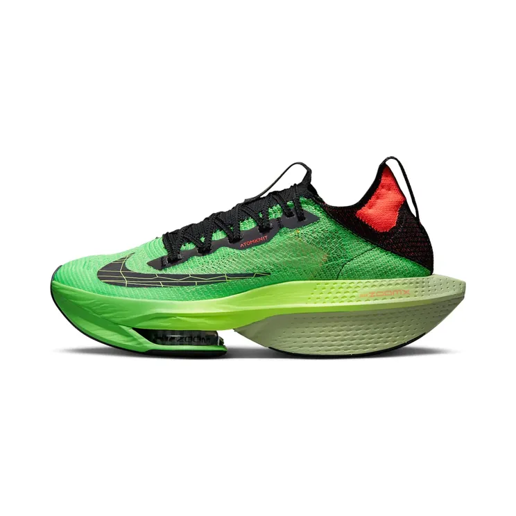 Nike Air Zoom Alphafly Next% FK 2 “Scream Green / Bright Crimson / Honeydew / Black” (DZ4784-304)