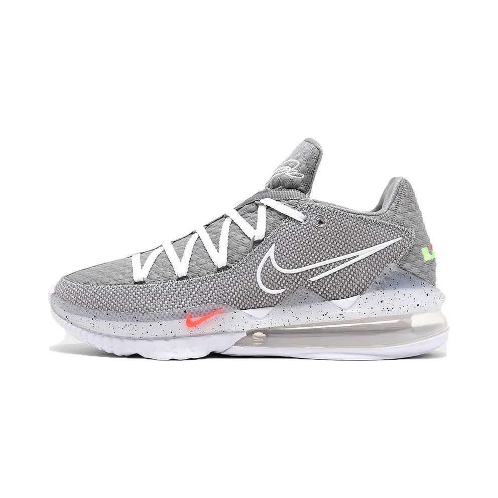 Nike LeBron 17 Low Particle Grey Particle Grey/White-Light Smoke Grey-Black (CD5007-004)