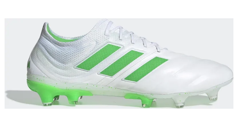 adidas Copa 19.1 Firm Ground Cloud White Solar Lime