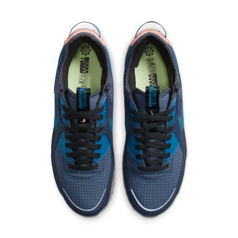 Nike Air Max 90 Terrascape Obsidian – “Marina-thunder Blue / Coral Pink” (DH4677-400)
