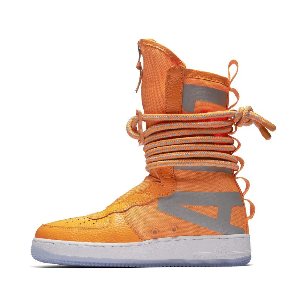 Nike SF Air Force 1 High Total Orange Total Orange/Total Orange-White (AA1128-800)