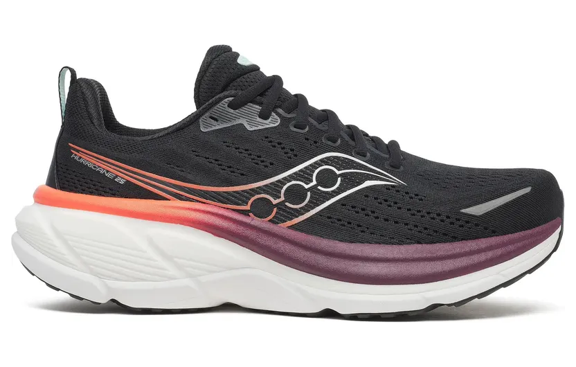 SAUCONY Hurricane 25 “Black / Crimson” (S21026-172)