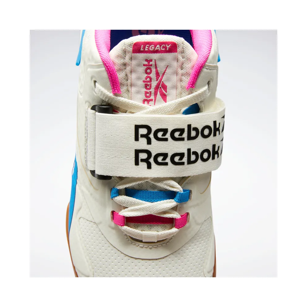 Reebok Legacy Lifter II Shoes Chalk / Proud Pink / Horizon Blue