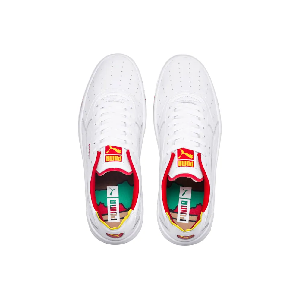 Puma Cali-0 Drive Thru White/Red-Yellow (369472-01)