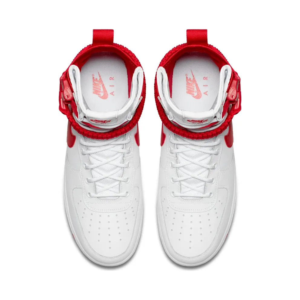Nike SF Air Force 1 High White University Red White/University Red-University Red (AR1955-100)