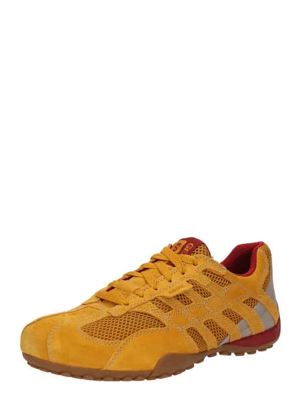 GEOX sneaker Safraan / Grey / Donkerrood (U55MNA02214C2112)