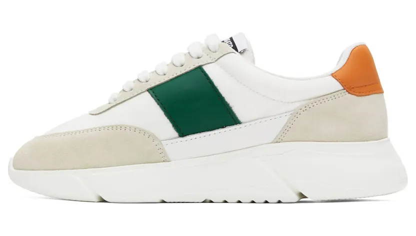 Axel Arigato SSENSE Exclusive White & Green Genesis Vintage Sneakers (27566) (3)